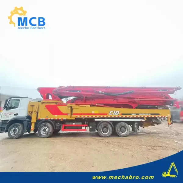 No. 240418P445, 2020 SY 62m concrete pump truck