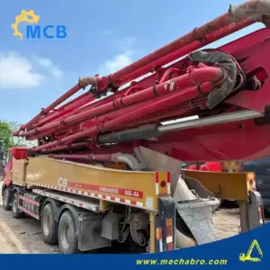 No. 240418P446, 2021 SY 56m concrete pump truck