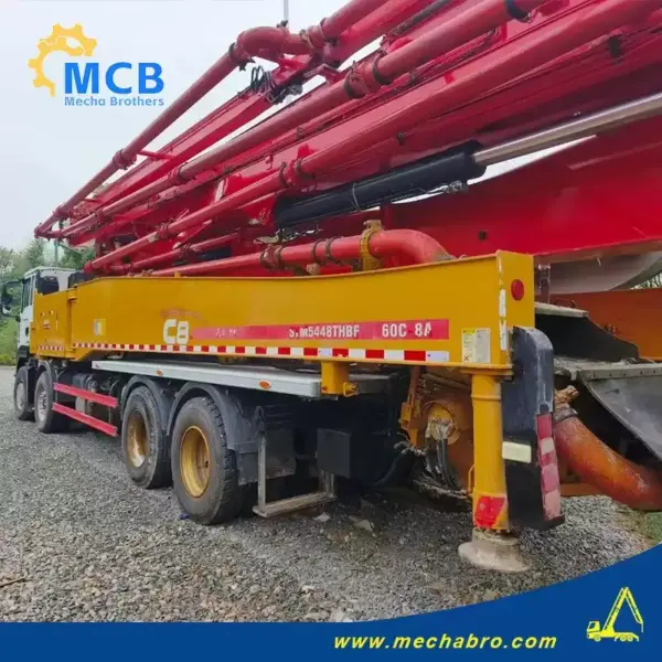 No. 240422P447, 2020 SY 56m concrete pump truck