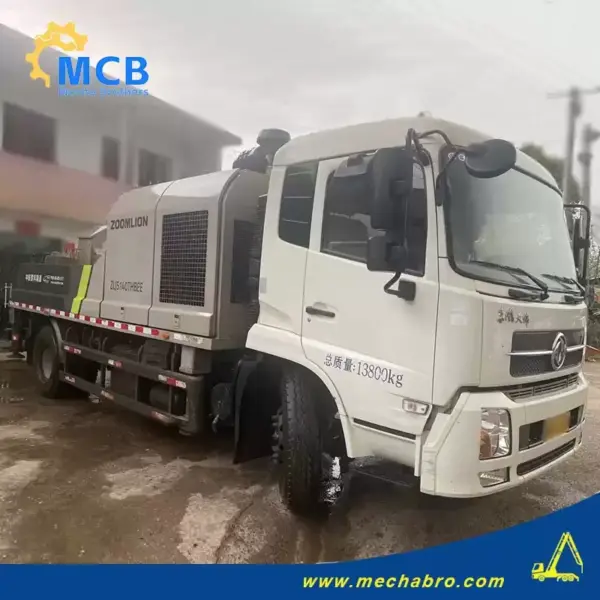 No. 240401P414, 2020 Zoomlion 10020 Truck-mounted Concrete Line Pump