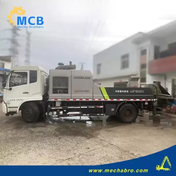No. 240401P414, 2020 Zoomlion 10020 Truck-mounted Concrete Line Pump