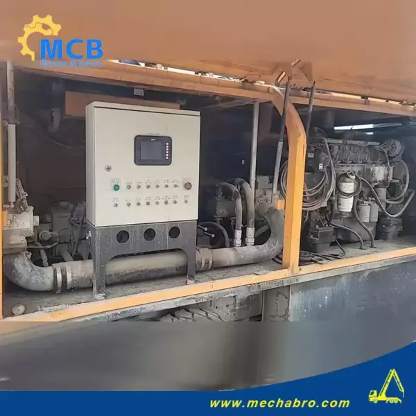 No. 240703P519, 2014 Sany 9028 Trailer Pump