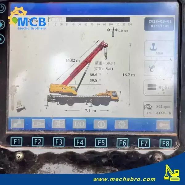 1720143160898202.jpg.webp No. 240703C517, 2019 Sany 80t Truck Crance