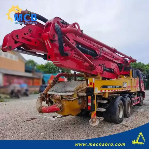 No. 240709P526, 2021 Sany 43m concrete pump truck