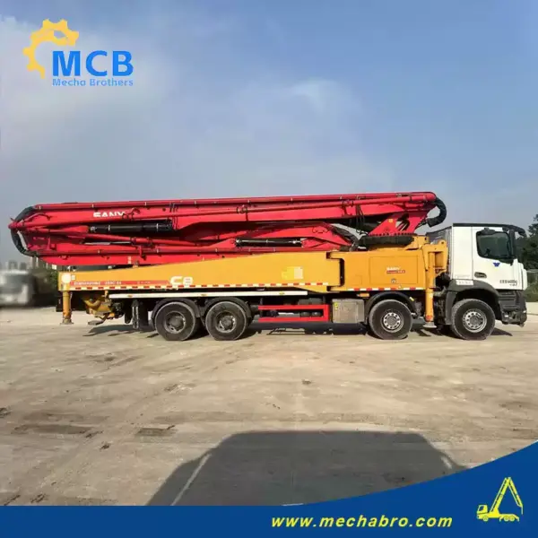 No. 240715P529, 2020 Sany 56m concrete pump truck