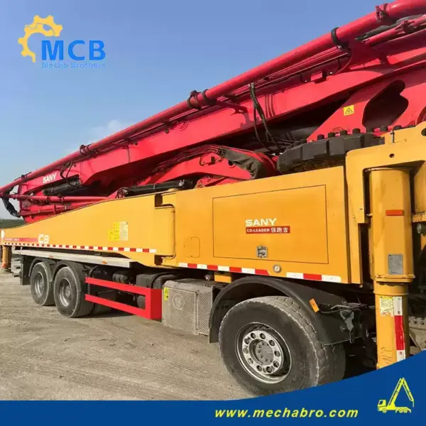 No. 240715P529, 2020 Sany 56m concrete pump truck