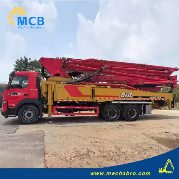 No. 240729P536, 2021 Sany 51m concrete pump truck