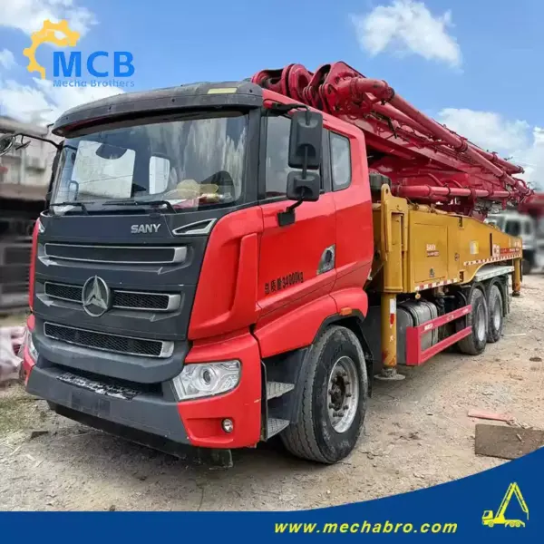 No. 240729P537, 2020 Sany 49m concrete pump truck