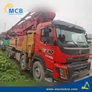 No. 240731P539, 2021 Sany 62m concrete pump truck