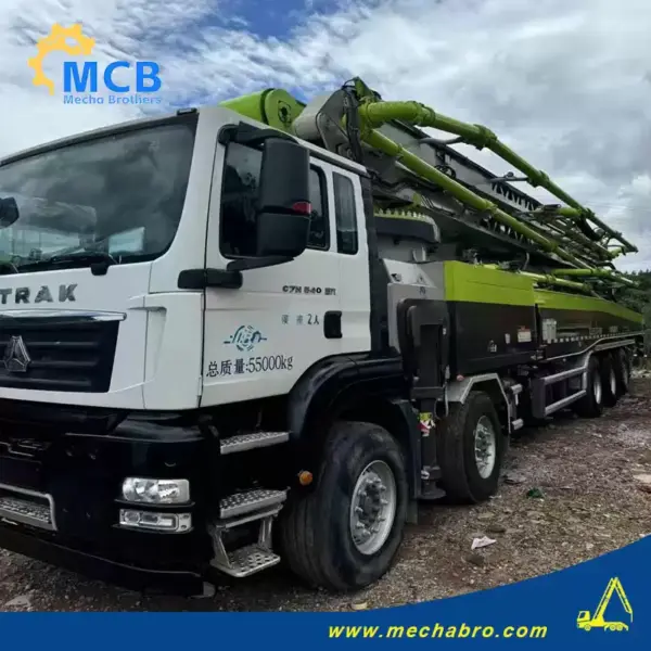 No. 240806P542, 2022 Zoomlion 70m concrete pump truck