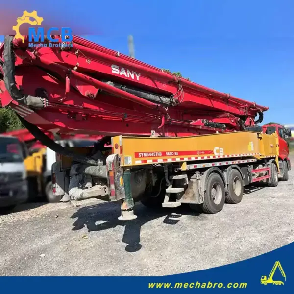 No. 240806P543, 2020 Sany 56m concrete pump truck
