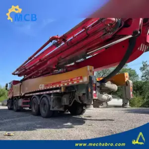 No. 240806P543, 2020 Sany 56m concrete pump truck