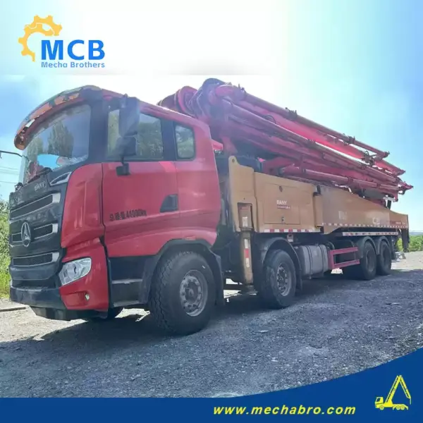 No. 240806P543, 2020 Sany 56m concrete pump truck