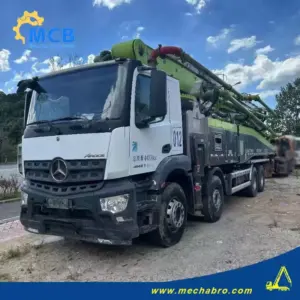 No. 240809P545, 2020 Zoomlion 63m concrete pump truck