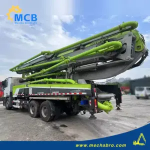 No. 240815P550, 2018 Zoomlion 49m concrete pump truck