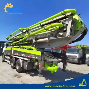 No. 240821P554, 2020 Zoomlion 49m concrete pump truck
