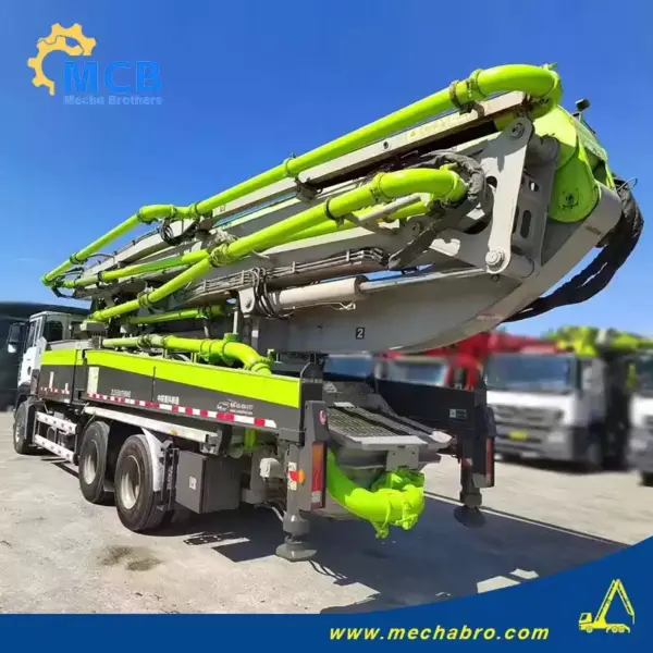 No. 240821P554, 2020 Zoomlion 49m concrete pump truck