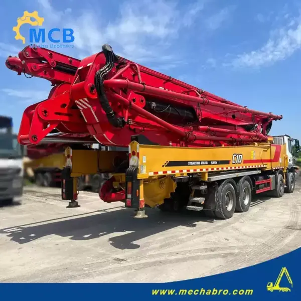 No. 240823P558, 2020 Sany 62m concrete pump truck