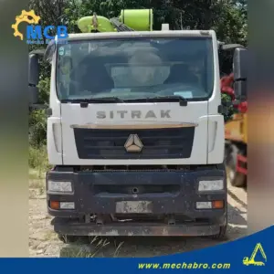 No. 240829P563, 2021 Zoomlion 40m concrete pump truck
