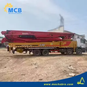 № 240830P564, автобетононасос Sany длиной 62 м, 2019 г. выпуска