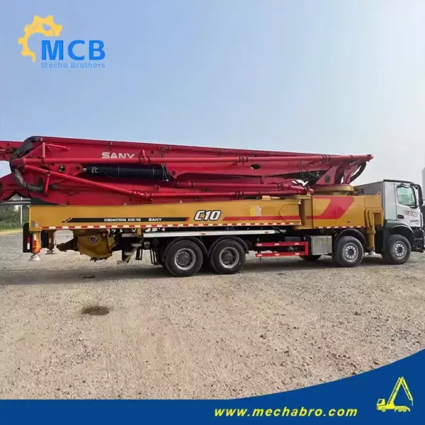 رقم 240904P566، شاحنة مضخة الخرسانة طراز Sany 62m، عام 2021
