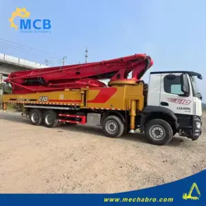 رقم 240904P566، شاحنة مضخة الخرسانة طراز Sany 62m، عام 2021