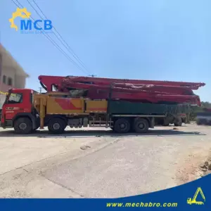 No. 240910P570, 2020 Sany 62m concrete pump truck
