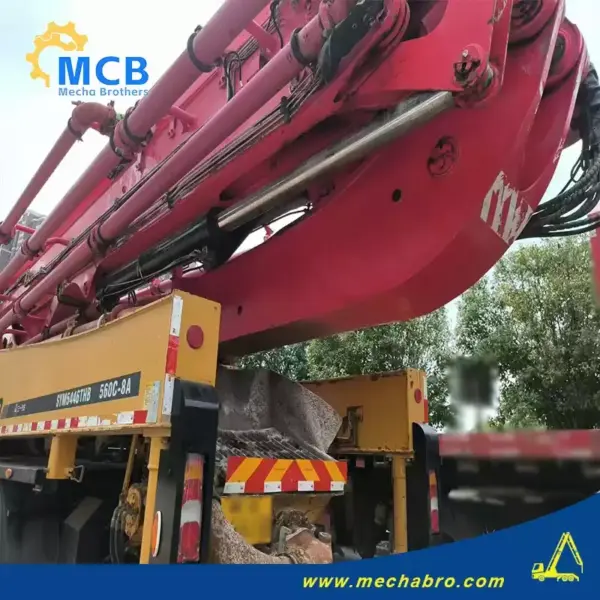 No. 240918P578, 2019 Sany 56m concrete pump truck