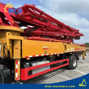 No. 241009P590, 2021 Sany 37m concrete pump truck