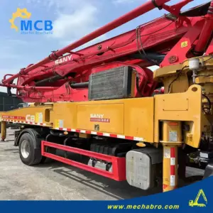 No. 241009P590, 2021 Sany 37m concrete pump truck