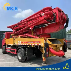 No. 241009P590, 2021 Sany 37m concrete pump truck