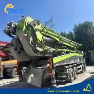 No. 241015P596, 2021 Zoomlion 63m concrete pump truck