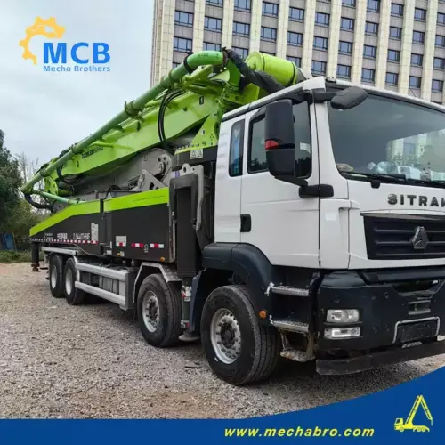 1729735307215810.jpg.webp No. 241023P597, 2021 Zoomlion 56m concrete pump truck