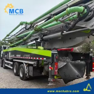 No. 241023P597, 2021 Zoomlion 56m concrete pump truck