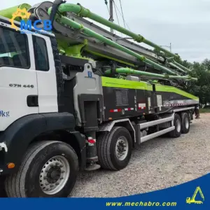 No. 241023P597, 2021 Zoomlion 56m concrete pump truck