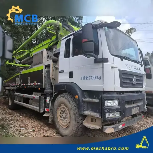 رقم 241101P604، شاحنة ضخ الخرسانة طراز Zoomlion 2022 بطول 38 مترًا