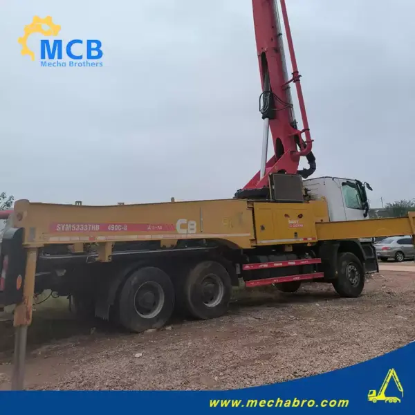 No. 241129P628, 2018 Sany 49m Concrete Pump Truck