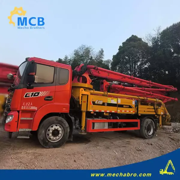 No. 250103P647, 2022 Sany 31m Concrete Pump Truck