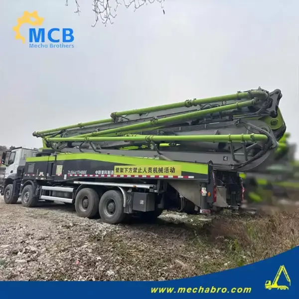 No. 250108P654, 2020 Zoomlion 63m Concrete Pump Truck