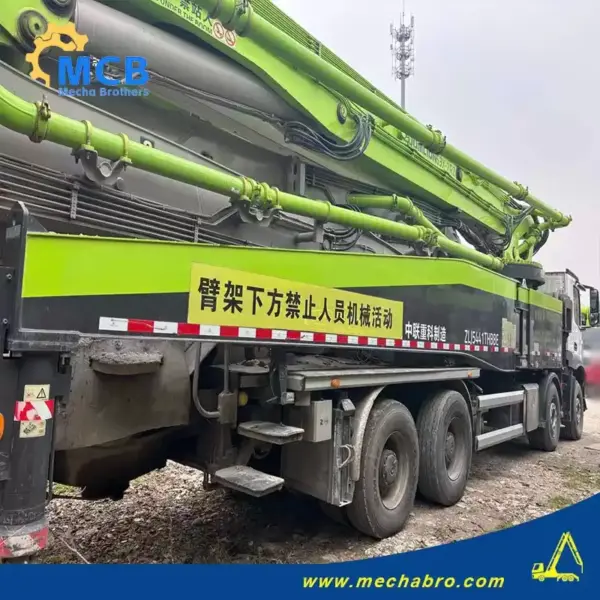 No. 250108P654, 2020 Zoomlion 63m Concrete Pump Truck