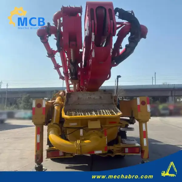 No. 250121P660, 2018 Sany 37m Concrete Pump Truck
