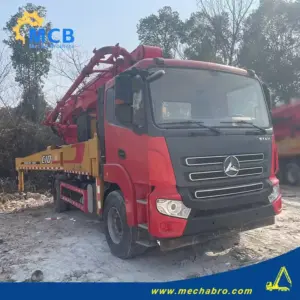 No. 250210P663, 2021 Sany 39m concrete pump truck