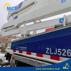 1739516486744978.jpg.webp No. 250213P666, 2010 Zoomlion 37m concrete pump truck