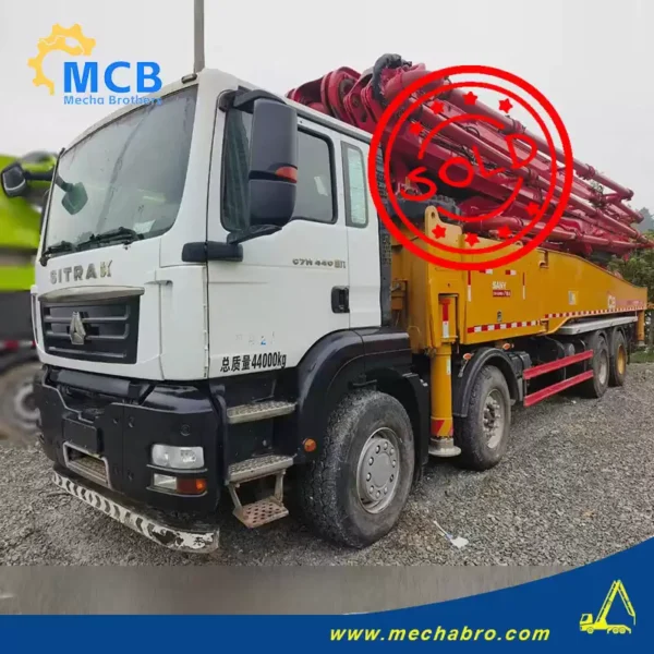 No. 240513P468, 2020 SY 56m concrete pump truck