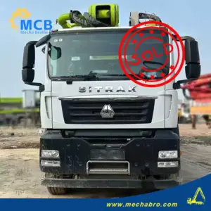 No. 240429P460, 2020 Sany 56m concrete pump truck