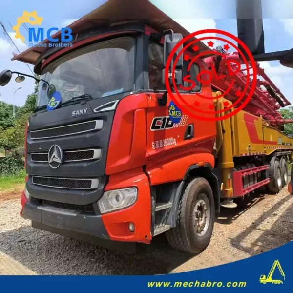 No. 240524P488, 2020 SY 62m concrete pump truck