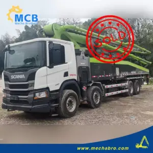No. 240429P460, 2020 Sany 56m concrete pump truck