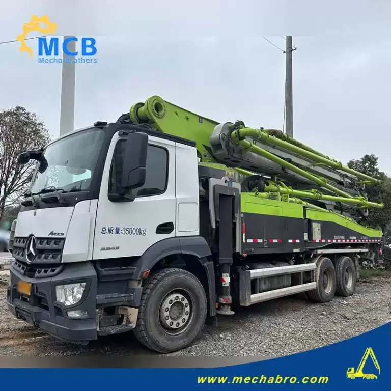 concrete pump truck price review for Mechabro 2021 Zoomlion 52m unit 250307P676