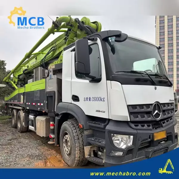 No. 250307P676, 2021 Zoomlion 52m Concrete Pump Truck