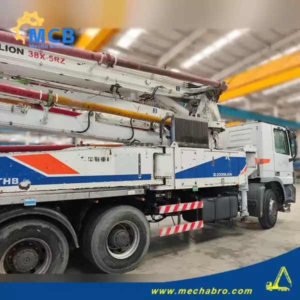 No. 250322P691, 2011  Zoomlion 38m Concrete Pump Truck
